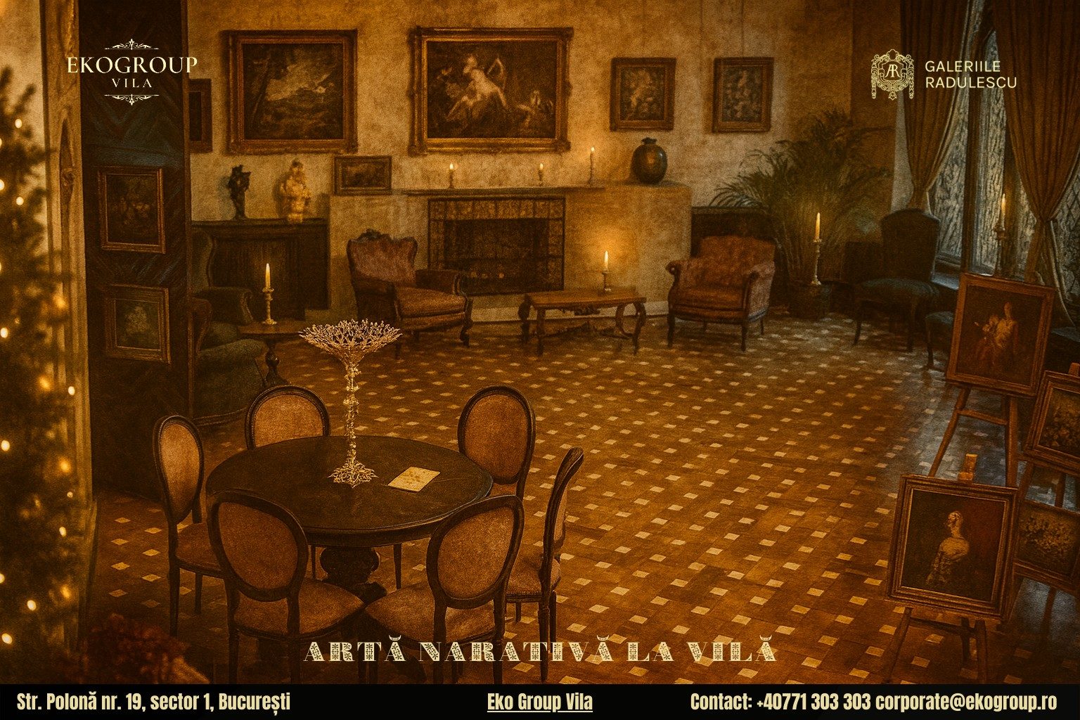 Povestea Crăciunului redescoperită în eleganța anilor ’30 la Eko Group Vila