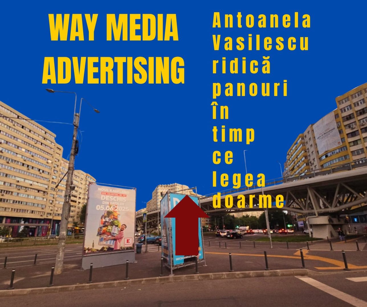 Way Advertise Production SRL, Antoanela Vasilescu și controversele din publicitatea outdoor în 2025